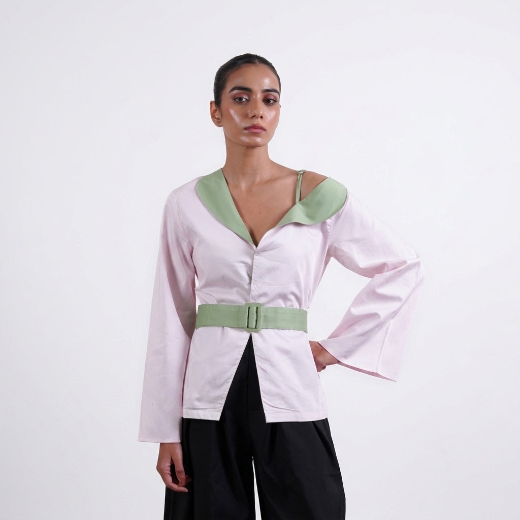 Pink Long Sleeves Shirt