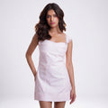 Baby Pink Lace Trim Dress